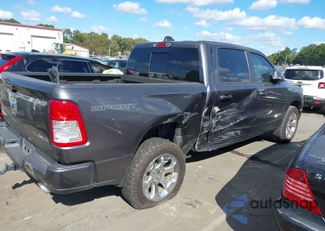 2021 Ram 1500 Big Horn 4X4 5'7 Box from USA, damaged, VIN 1C6SRFFT5MN615663